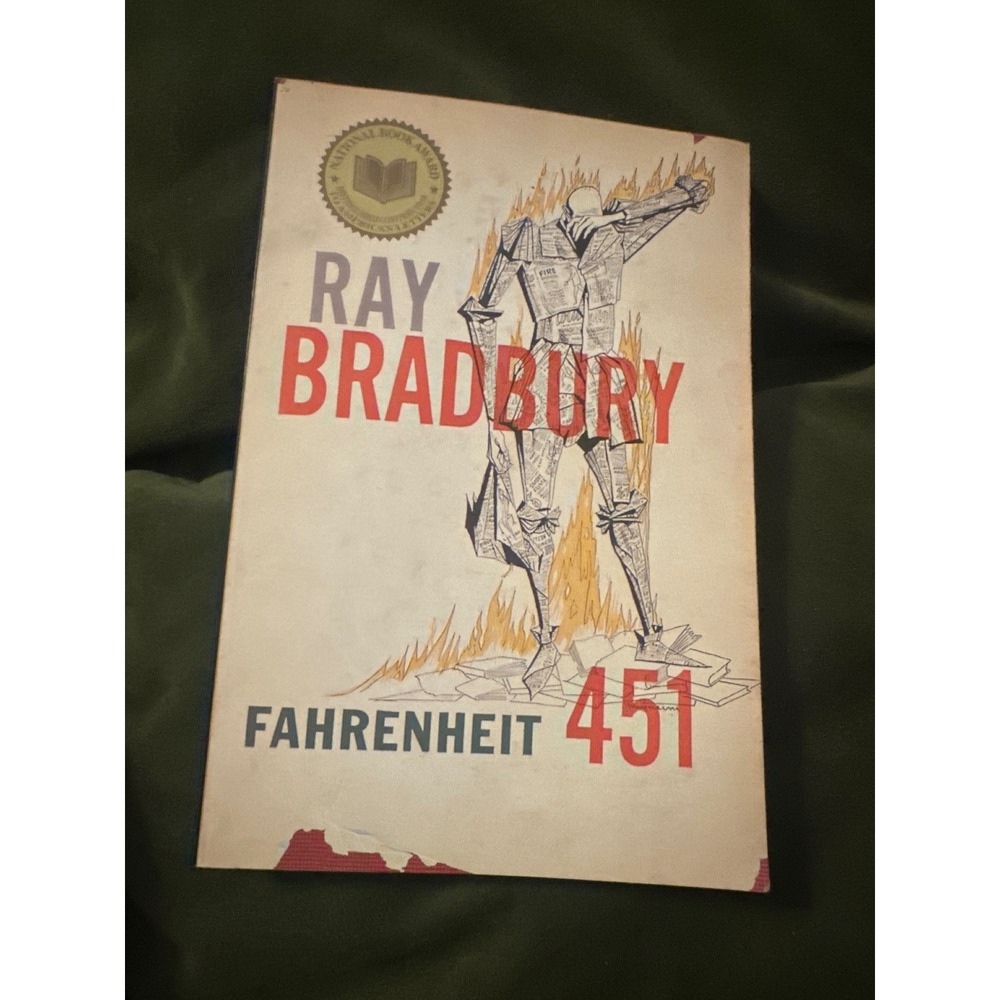 Fahrenheit 451 Ray Bradbury Commemorative Reprint Edition Paperback Del Rey Book